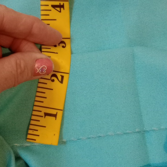 ASOS BLUE CROPPED PANTS, * ALTERED SIZE 14 - Picture 11 of 12